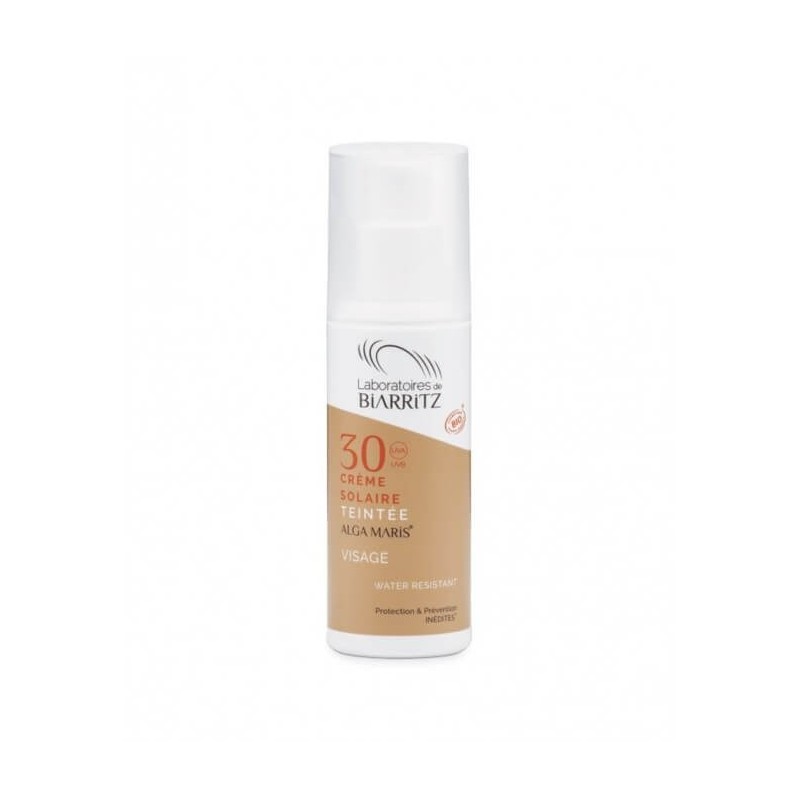 laboratoires de biarritz  Crema Solare Colorata per il Viso SPF 30 - Beige  Protezione solare bio