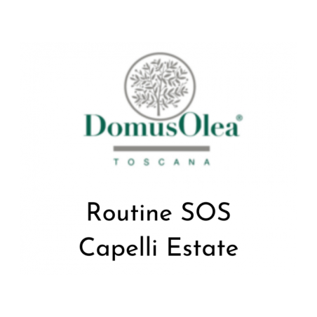 domus olea toscana  Routine Rigenerante, Protettiva ed Anticaduta SOS Capelli Estate  Set regalo