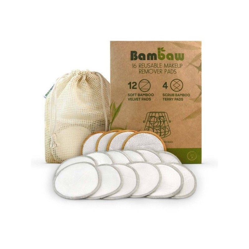 bambaw  Dischetti Struccanti Lavabili  Spugne e Accessori Viso