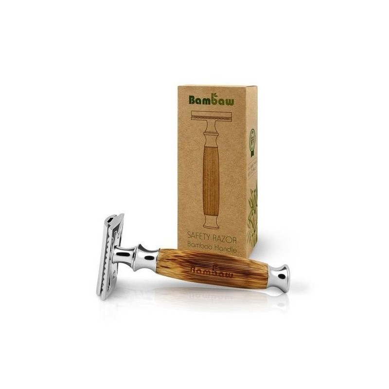bambaw  Rasoio di Sicurezza in Bamboo  Spugne e Accessori Viso