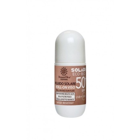 domus olea toscana  Fluido Solare Viso Roll-On SPF 50+ con Protezione Alta  Protezione Solare Viso