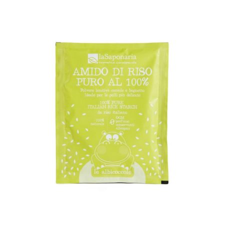 la saponaria  Amido di Riso Lenitivo e Delicato  Bagnetto neonati