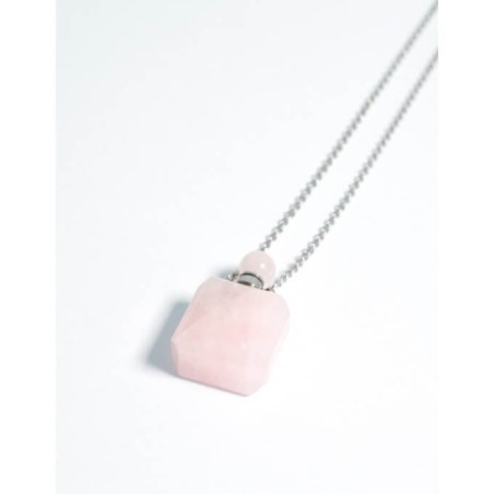 olfattiva  Collana per Aromaterapia - Quarzo Rosa  Profumatori per Ambiente