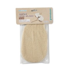 greenatural  Guanto in cotone biologico per pelle delicata  Cura del corpo
