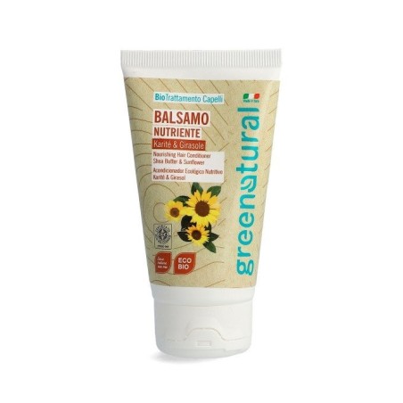 greenatural  Balsamo al Girasole e Karitè per Capelli Secchi  Balsami
