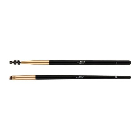 purobio  Kit Pennelli Sopracciglia - 13 + 14  Pennelli occhi
