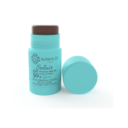 namalei  Sun Crystal Stick SPF 50+ per Aree Sensibili e Tatuaggi  Protezione Solare Viso