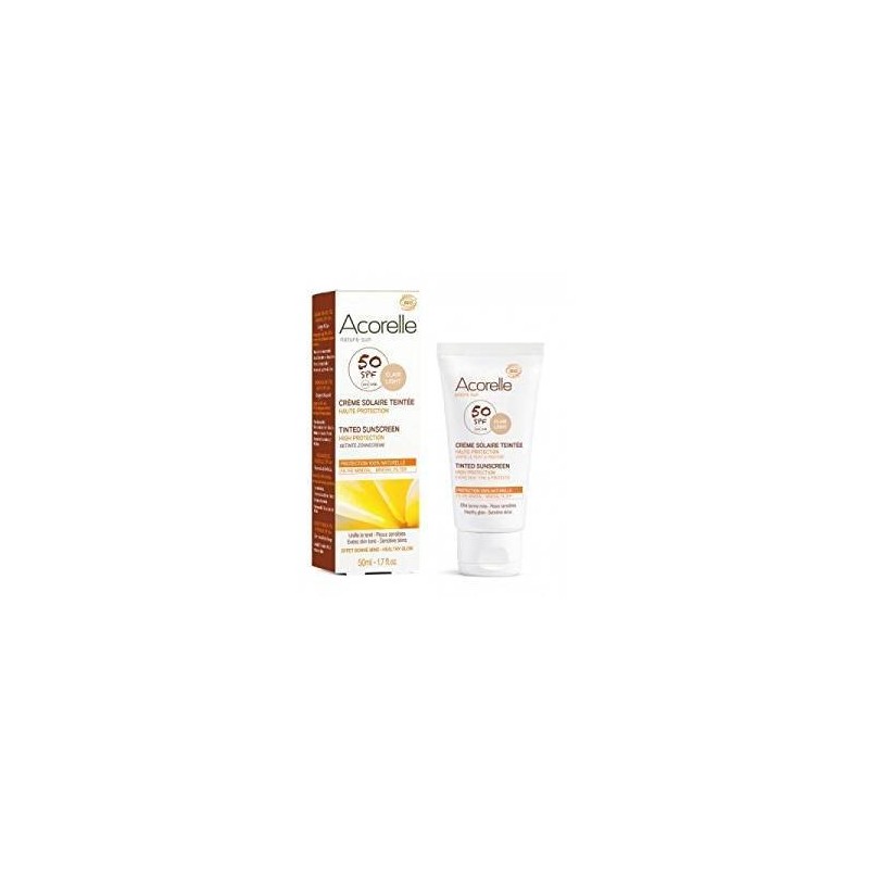 Acorelle  Crema Solare Clair Light SPF50  Protezione solare bio