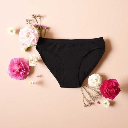 bertyne - slip mestruali  Slip Mestruale Nero - Taglia XXL  Assorbenti