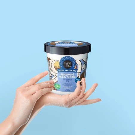 organic shop  Scrub Corpo Rinnovatore con Fiocchi di Cocco  Scrub Corpo
