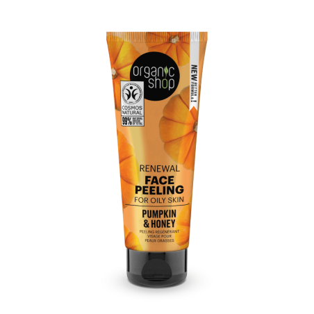 organic shop  Peeling Viso con Olio di Zucca e Miele  Scrub Viso