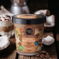 organic shop  Scrub Corpo Tonificante con Latte alla Vaniglia  Scrub Corpo