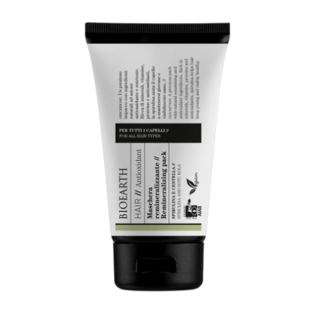 bioearth  Maschera Capelli Remineralizzante con Spirulina  Maschere