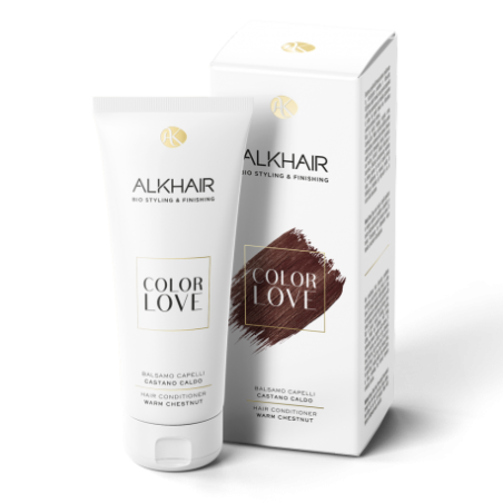 Alkemilla  Bio Balsamo Color Love per Capelli Castano Caldo  Riflessanti capelli