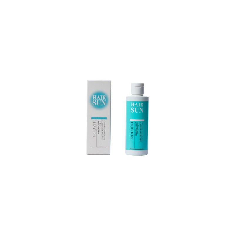 bioearth  Sun - Shampoo Delicato con Aloe Vera  Shampoo Capelli Secchi e Trattati
