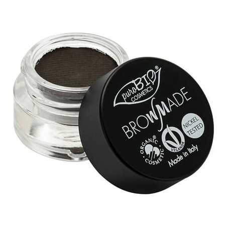 purobio  Pasta per Sopracciglia BrowMade - 04 Carbone  Matite sopracciglia