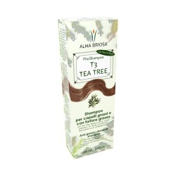 alma briosa  Fitoshampoo Bio e Vegano T3 Tea Tree per la forfora grassa  Shampoo antiforfora