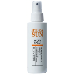 bioearth  Acqua Spray Viso Aloe e Acido Ialuronico - Hydra Sun  Doposole bio