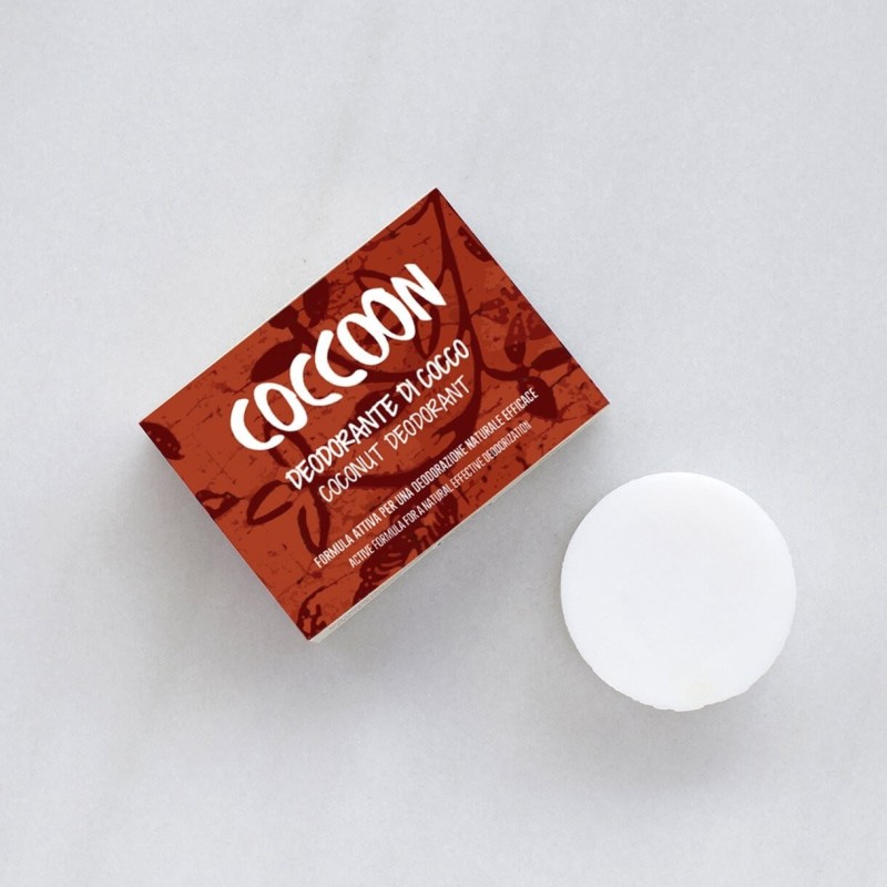 coccoon  Deodorante Solido con Olio di Cocco  Deodoranti