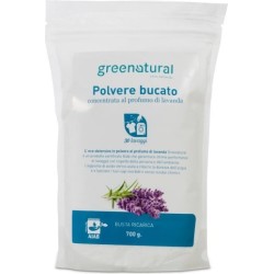 greenatural  Polvere Naturale Bucato a mano e in Lavatrice alla Lavanda  Detersivo in polvere