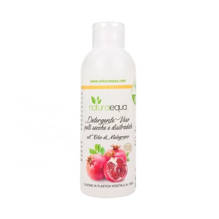 naturaequa  Detergente Viso Naturale per Pelli Secche al Melograno  Detergenti viso