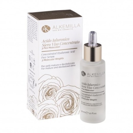 Alkemilla  Acido Jaluronico - Acido Ialuronico Siero Viso Concentrato  Sieri viso