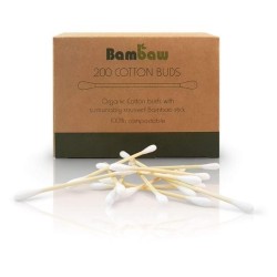 bambaw  Cotton Fioc in Bamboo  Spugne e Accessori Viso