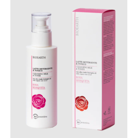 bioearth  Latte Detergente e Tonico bio e vegan  Detergenti viso