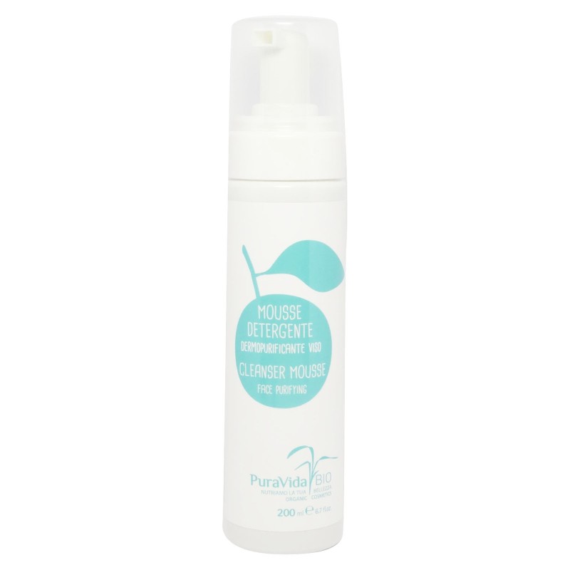 puravida bio  Mousse Detergente Dermopurificante Bio per Pelli Impure  Detergenti viso