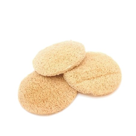 cose della natura  Dischetti in Loofah 3 pz  Spugne e Accessori Viso