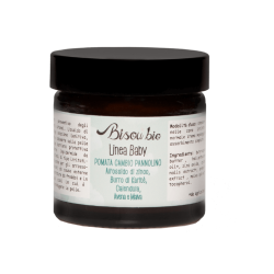 bisou bio  Pomata cambio pannolino Zinco, karitè, Calendula, Avena e Malva  Cambio Pannolino