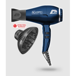 parlux  Phon Professionale PARLUX Alyon + Diffusore MagicSense Blu  Spazzole e Phon