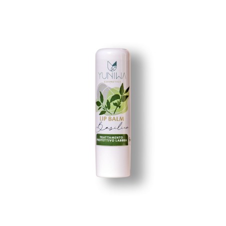 yuniwa cosmetics  Balsamo Labbra Protettivo - Basilico  Cura delle labbra