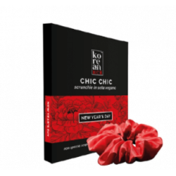 gentleaf  Scrunchie in Seta Vegana - New Year's Day  Spazzole e Phon