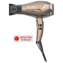 parlux  Phon Asciugacapelli Professionale - Parlux Alyon Bronzo Antibatterico  Spazzole e Phon