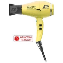 parlux  Phon Asciugacapelli Professionale - Parlux Alyon Giallo Antibatterico  Spazzole e Phon