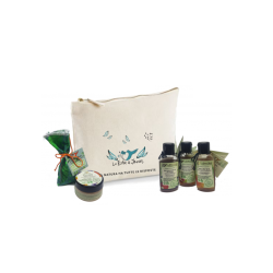 le erbe di janas  Pochette Fitoviaggio - Set da Viaggio Detergente per Corpo e Capelli  Idee regalo