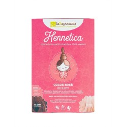 la saponaria  Tinta Vegetale Rosè Mogano- Hennetica Shakti  Henné e tinte vegetali