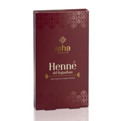isha  Hennè del Rajasthan 100% Puro Rosso Intenso  Henné e tinte vegetali