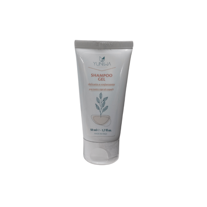 yuniwa cosmetics  Shampoo Gel Rinforzante - Travel Size  Shampoo Capelli Deboli