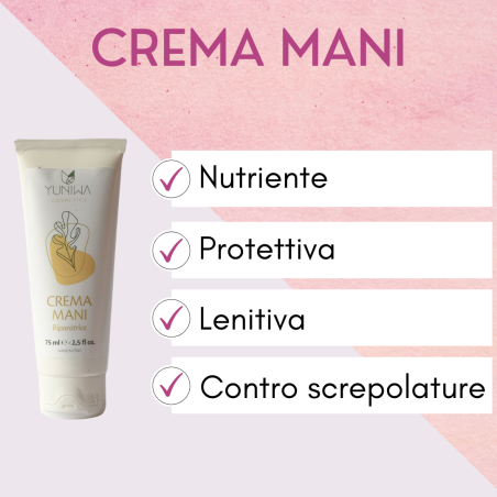 yuniwa cosmetics  Crema mani riparatrice  Cura Mani e Unghie