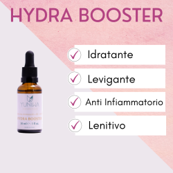 yuniwa cosmetics  Hydra Booster - Siero viso idratante  Booster e attivi