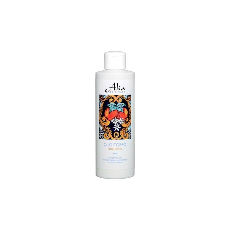 alia skin care  Olio Corpo Emolliente al Gelsomino  Oli e Burri