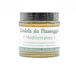 antos cosmetici  Candela da Massaggio Mediterranea  Oli e Burri