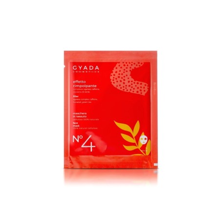 gyada cosmetics  Maschera Rimpolpante in Tessuto con Caffeina N.4  Maschere Viso