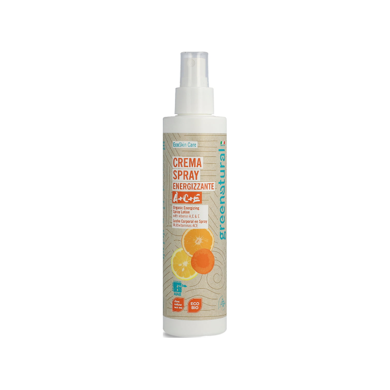 greenatural  Crema Corpo Spray Biologica alle Multivitamine ACE  Creme Corpo Bio