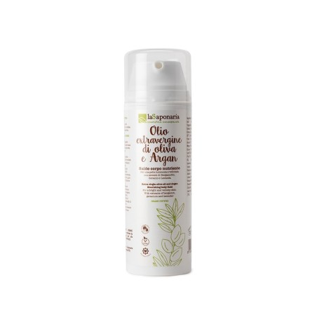 la saponaria  Fluido Corpo Idratante con Argan ed Olio di Oliva  Creme Corpo Bio