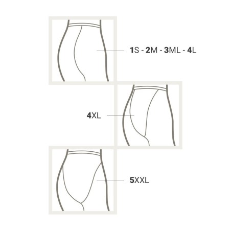 solidea- leggings anticellulite  Short Micromassaggianti Panty Silhouette Rosa - Taglia 4 XL  Leggins Anticellulite