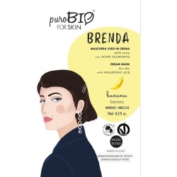 purobio  Maschera Viso Pelle Secca - Banana  Maschere Viso