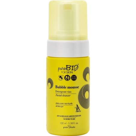 purobio  Bubble Mousse - Detergente Viso  Detergenti viso